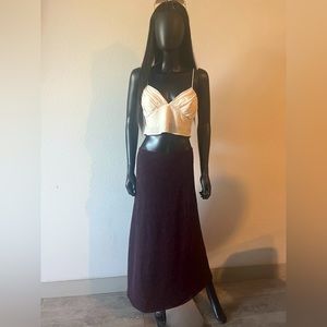 Plum purple slip on skirt